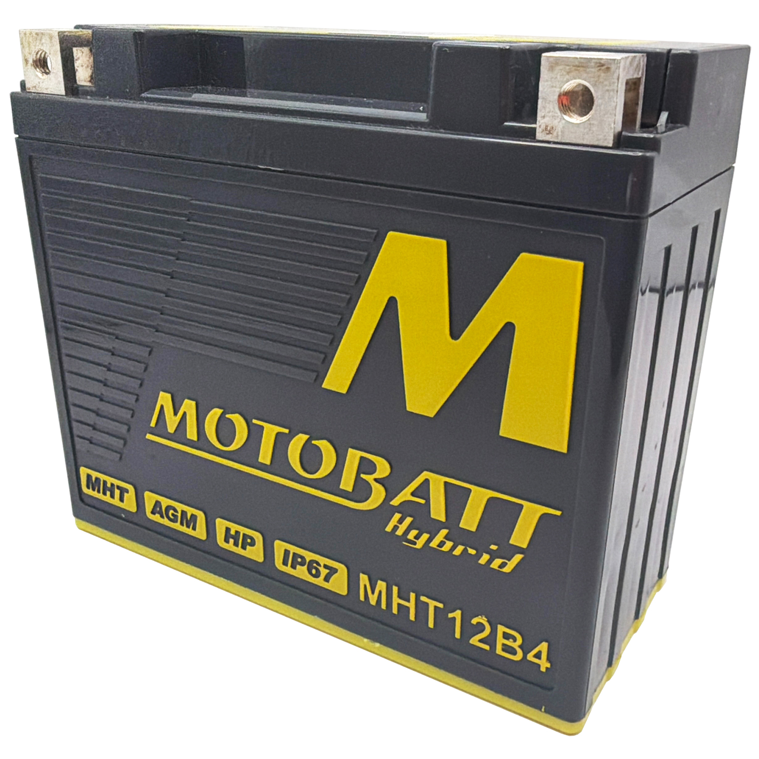 Motobatt MHT12B4 Battery Replacement 12V 12Ah Hybrid Lithium