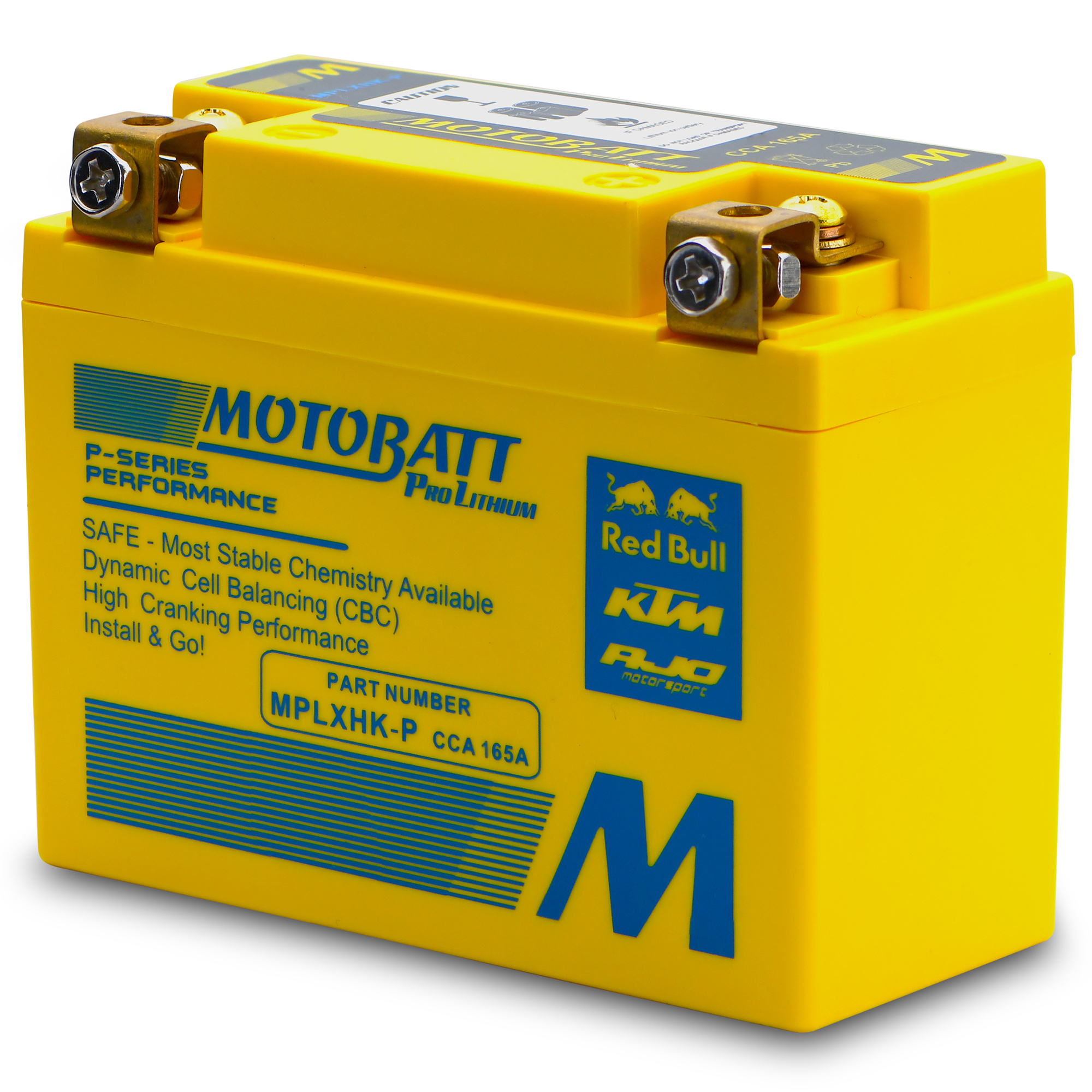Motobatt MPLXHK-P Battery Replacement 12V 2.5Ah LiFePO4