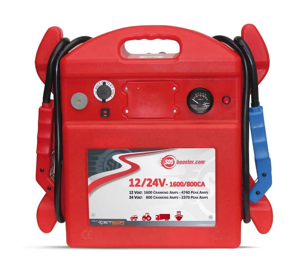 Schumacher SOS Booster-12/24v-1600/800CA battery