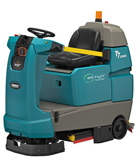 Tennant T7AMR battery replacement, floor scrubber dryer