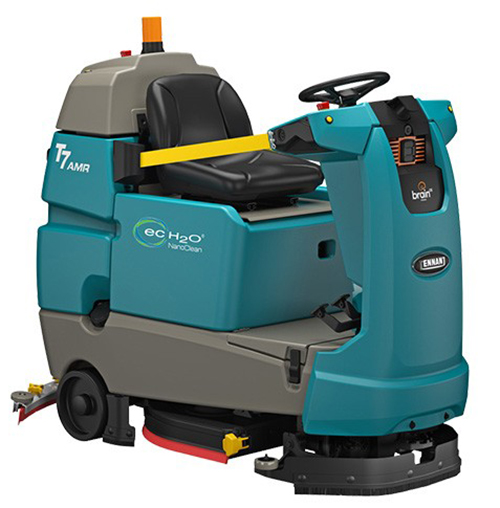 Tennant T7AMR battery replacement, floor scrubber dryer