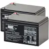 14ah-12v MK-Powered ES14-12-twin battery pack AGM sealed
