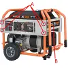 Generac XG7000E XG8000E generator battery 12v