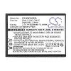 Motorola OM4A OM4C SNN1218K replacement battery