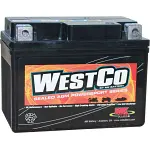 12VX4L-B WestCo 12v 4Ah motorbike battery replacement