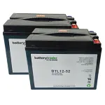 Luxe Mobility X750 Deluxe Sport battery set