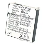 Panasonic GD70 EB-BSD70 battery replacement rechargeable