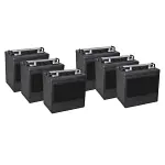 Club-Car-Tempo, 4Fun, 2+2 full battery replacement