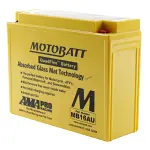 MB16AU Motobatt sealed AGM battery motorbike 230CCA