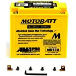 Motobatt MB18U battery 12v 22ah 280CCA AGM motorcycle