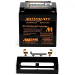 Motobatt MBTX30UHD battery black AGM 12v 385CCA