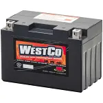12V12A-BS WestCo 12v 10ah 175CCA motorbike battery replacement