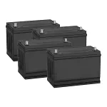 Mayville Engineering Scissor Lifts Quadrex-E Model battery