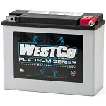 WCP18 SVR18 motorcycle battery WestCo Platinum 340CCA