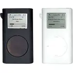IPod Mini Cases set silicone 1 of each Black White for Apple device