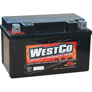 12V7A-BS WestCo 12v 7Ah motorbike battery replacement
