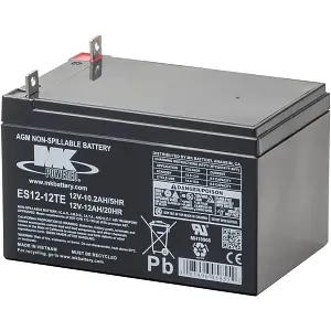 MK ES12-12TE battery 12v 12ah nut & Bolt terminals