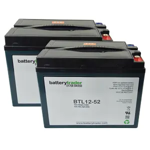 Luxe Mobility X750 Deluxe Sport battery set
