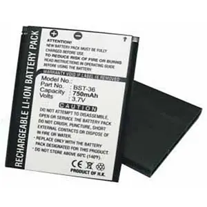 Sony Ericsson BST-36, Z550c, Z550i, Z558c, Z558i battery