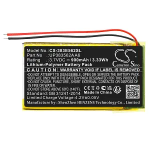 Palm UP383562A 900mAh battery replacement rechargeable