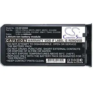 Dell W5173 G9812 W5543 replacement battery rechargeable