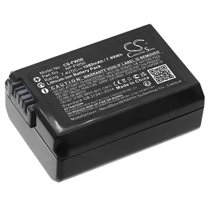 Sony NP-FW50 Alpha 5000 5100 55 55V camera battery 1080mAh 7.4V