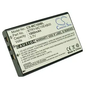 Symbol BTRY-MC10EAB00 barcode scanner battery rechargeable
