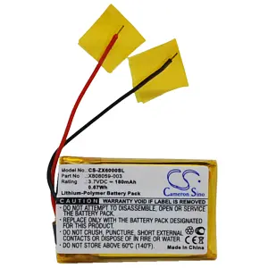 Microsoft LifeChat ZX-6000 battery X808059-003