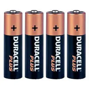 Duracell AA, LR6, MN1500 quality batteries, pack of four