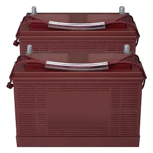 Tennant T290 scrubber dryer battery replacement set