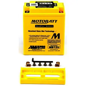 MB12U Motobatt battery replacement AGM 12v 160CCA