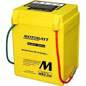 MB2.5U Motobatt AGM battery sealed replacement
