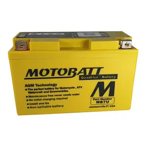 MB7U Motobatt battery 12v 6ah 100CCA sealed AGM