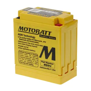 MB9U Motobatt AGM battery replacement 140CCA 12v