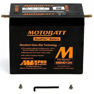 Harley Davisdon 66006-65A 66007-84 battery compatible AGM