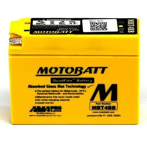Motobatt AGM MBT4BB battery replacement 12v 40cca