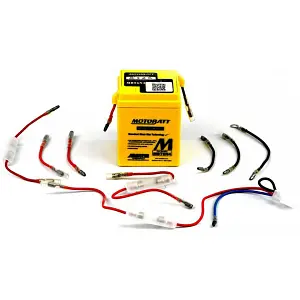 Motobatt MBT6N4 sealed AGM battery with leads 6v 4ah