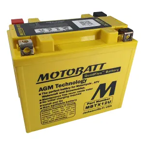 MBTX12U Motobatt AGM battery replacement 200CCA