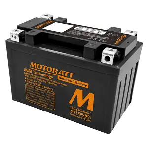 MBTX9UHD Motobatt battery black 160CCA 12v