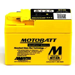 Motobatt MT4R battery rechargeable 12v motorcycle 12v 2ah