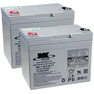 MK MU-1 SLD M FT-2 battery AGM mobility scooter 35ah