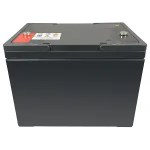 12-volt 75-amp hour battery non-spillable sealed rechargeable