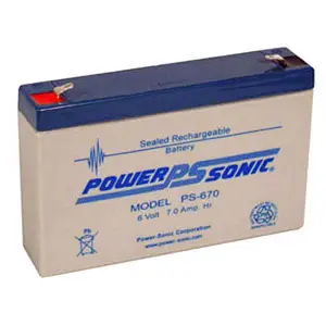 Injusa High Power IJ6-7.2HR rechargeable 6v 7ah battery