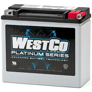 WCP20L SVR20L WestCo Platinum 310CCA battery 12v 18Ah