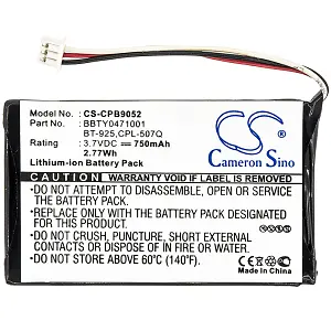 Uniden BBTY0471001 battery cordless phone rechargeable replacement