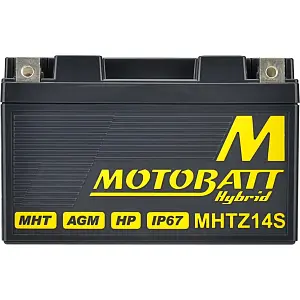 Motobatt MHTZ14S Battery Replacement 12V 12Ah Hybrid Lithium