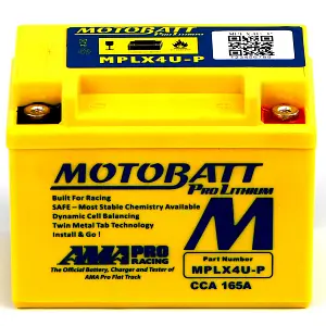 Motobatt MLX4U-HP Battery Replacement 12V 2.5Ah LiFePO4