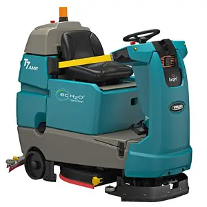 Tennant T7AMR battery replacement, floor scrubber dryer