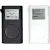 IPod Mini Cases set silicone 1 of each Black White for Apple device