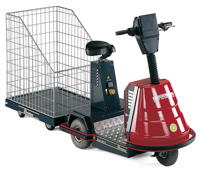 IPC Tennant Tiger 500 battery transport vehicle 24v